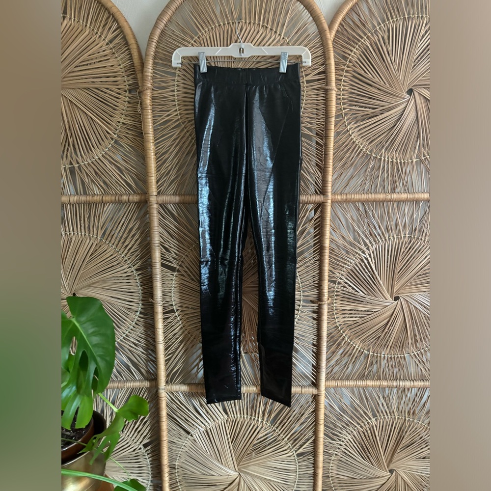 Lip Service Vinyl crinkle effect vegan leather leggings